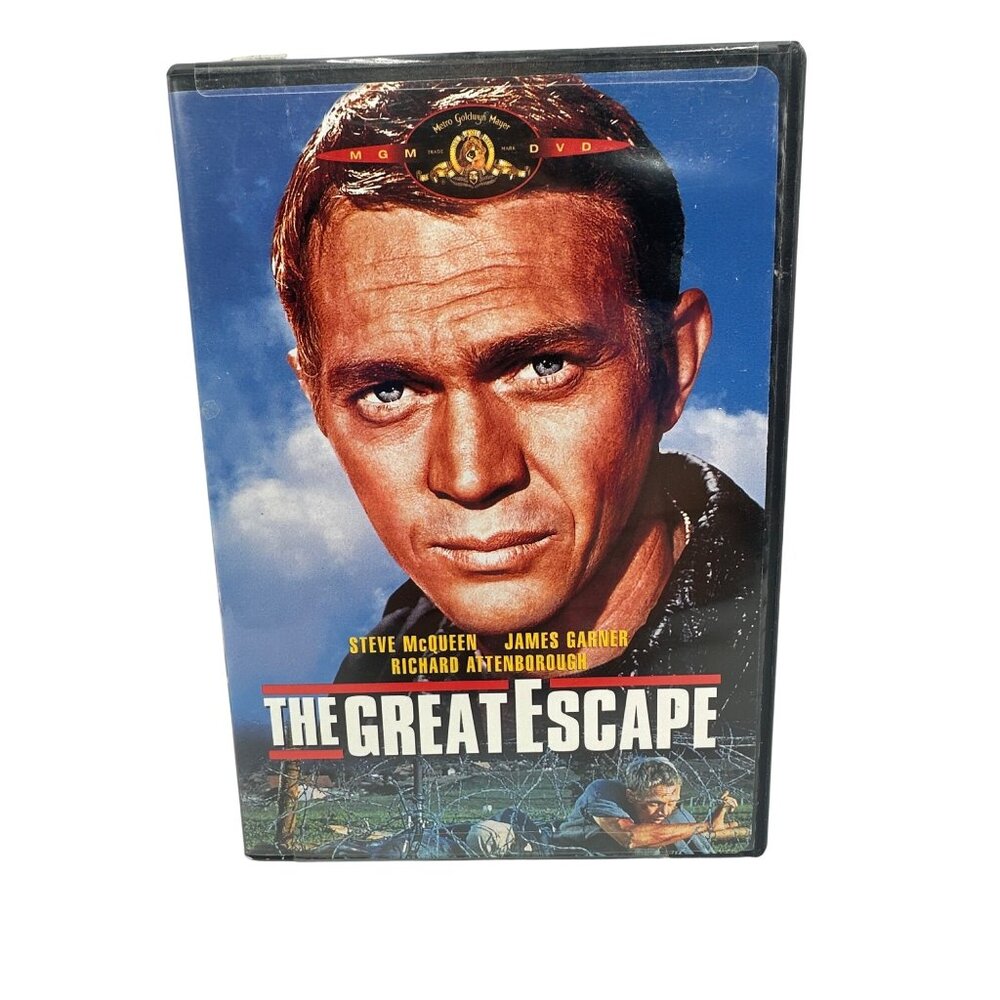 The Great Escape DVD 1963 Steve McQueen James Garner MGM Widescreen Adventure